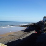 Late afternoon sun on Sheringham Beach