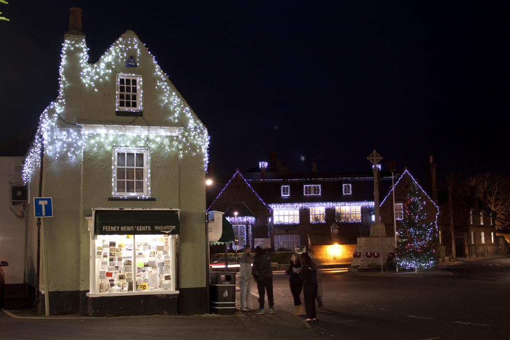 Christmas Lights in Holt Norfolk